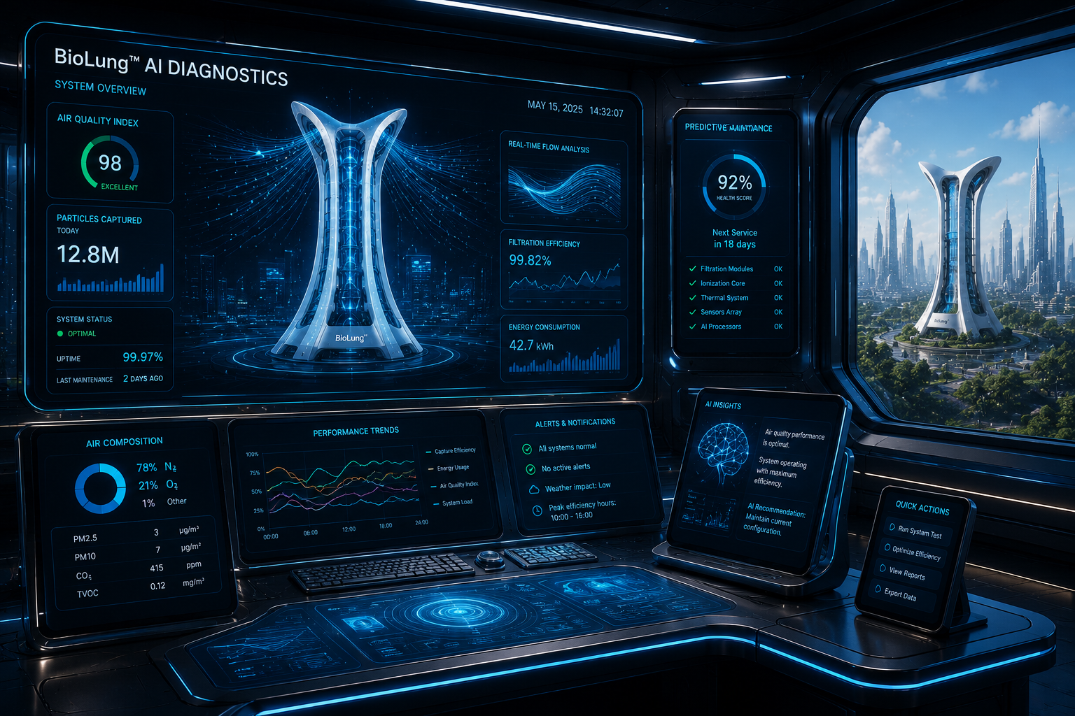 BioLung visionary future environmental ecosystem