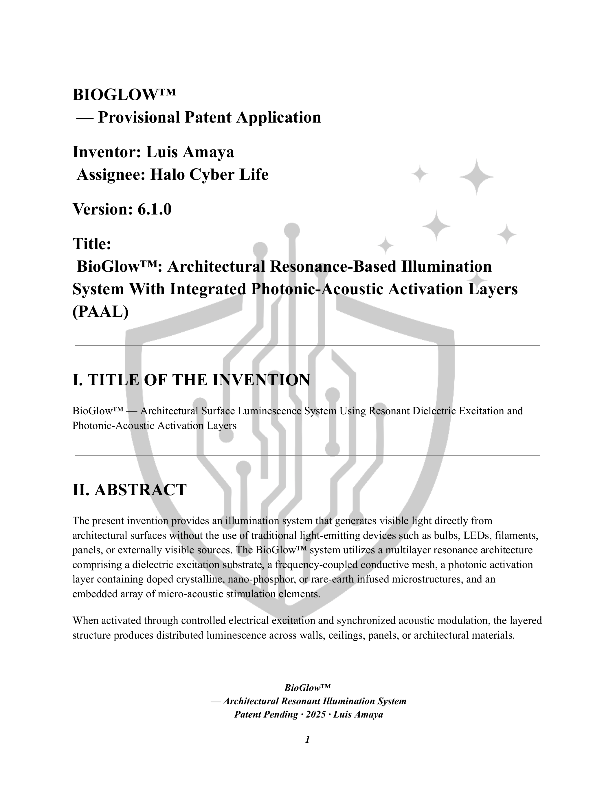 BioGlow resonant surface illumination concept