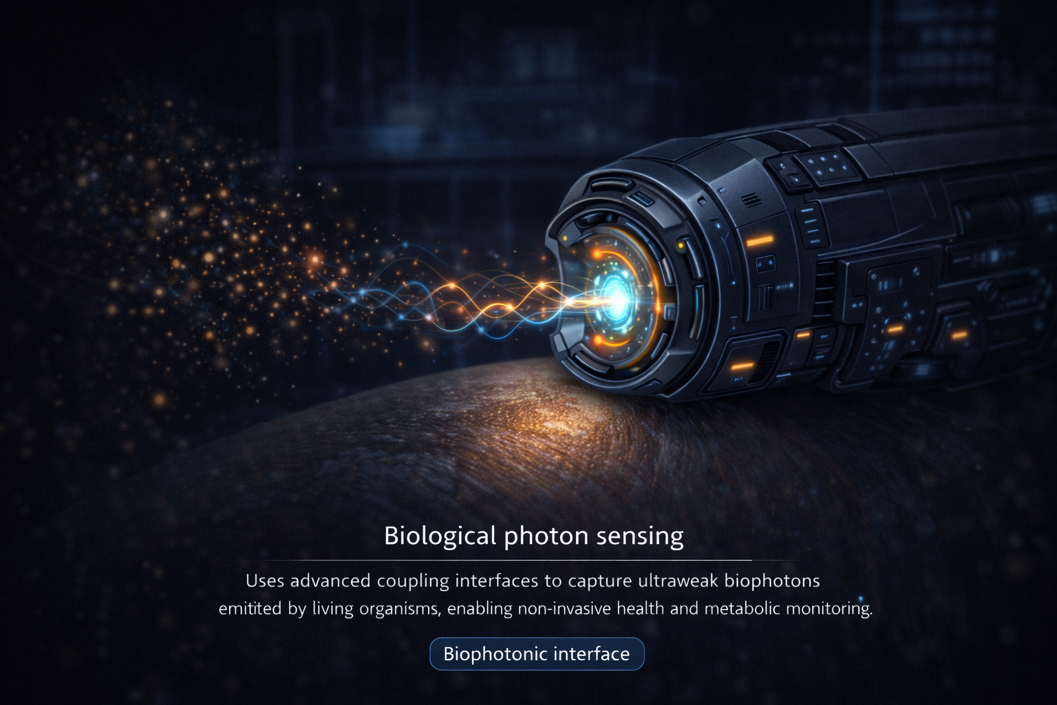 BioLumen biophotonic sensing interface capturing ultraweak biological photons