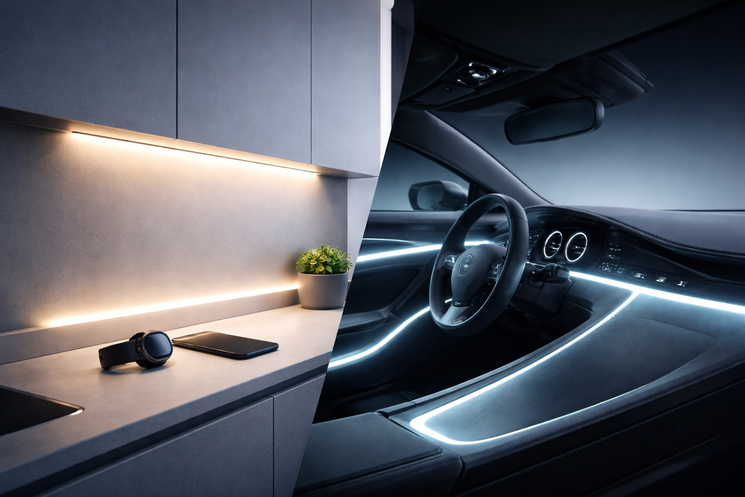 Layered emission stacks